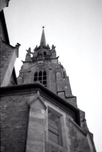 Praktica BC1 -  Tower of Cathedral of St. Peter and Paul (Brno)