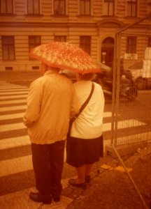 Chaika 3 - Redscale - New Scan - Couple at Crosswalk