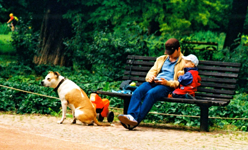 Kiev 4 + Jupiter-12 35/2,8 - Park Bench Scene 2