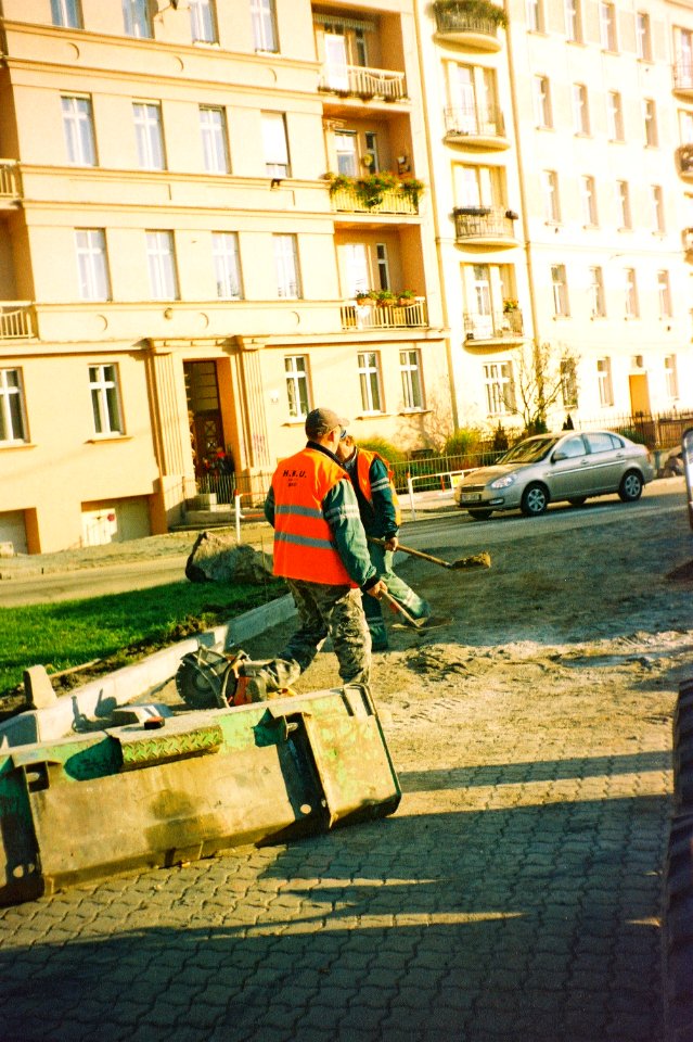 Vilia - Workers Repairing the Sidewalks 2