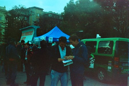 Smena 8M - People at Communist Rally