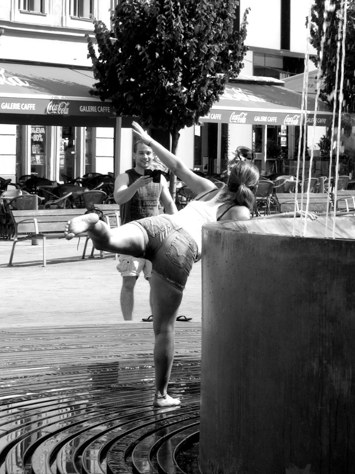 At the Fountain