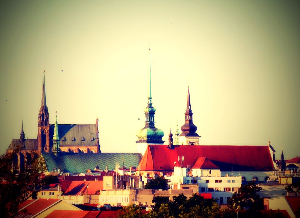 Brno in the Morning from My Window 2