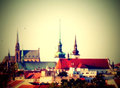 Brno in the Morning from My Window 2