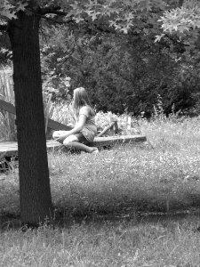 Girl in a Park