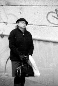 Praktica BC1 with Pentacon Prakticar 2,8/135 - Street Portrait