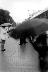 At Tram Stop 3 (Smena 8M)
