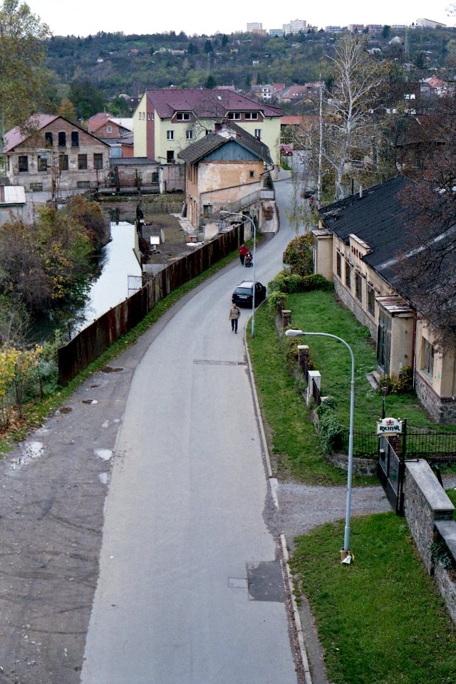 Canon EOS 30 - River Bank of Svitava River (taken from the railway bridge)