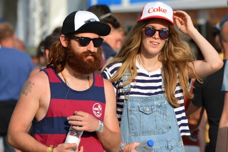 Festival outfit hipster beard