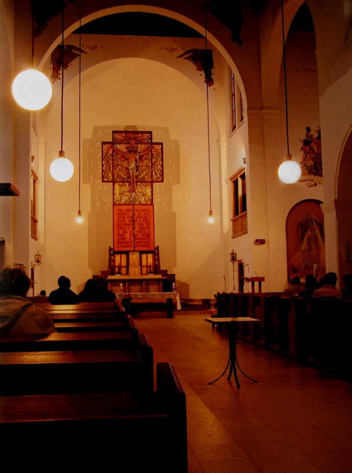 Inside the Church of Saints Cyril and Methodius
