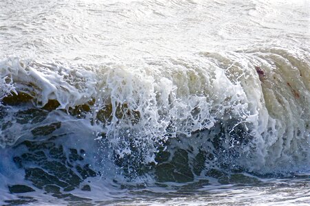 Sea ocean foam photo