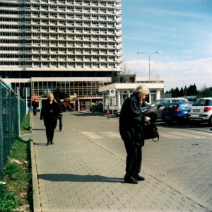 Lubitel 2 - In front of Bohunice Hospital