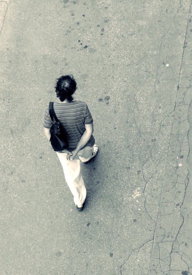 Walking Person from Above