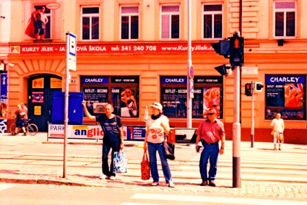 Praktica MTL 5 + Helios 44-2 2/58 - Tram Stop Pionýrská 1 photo