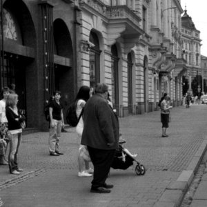 Smena Symbol - People on Malinovsky's Square photo