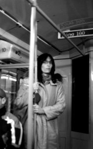 Praktica BC1 - Woman in the Tram photo