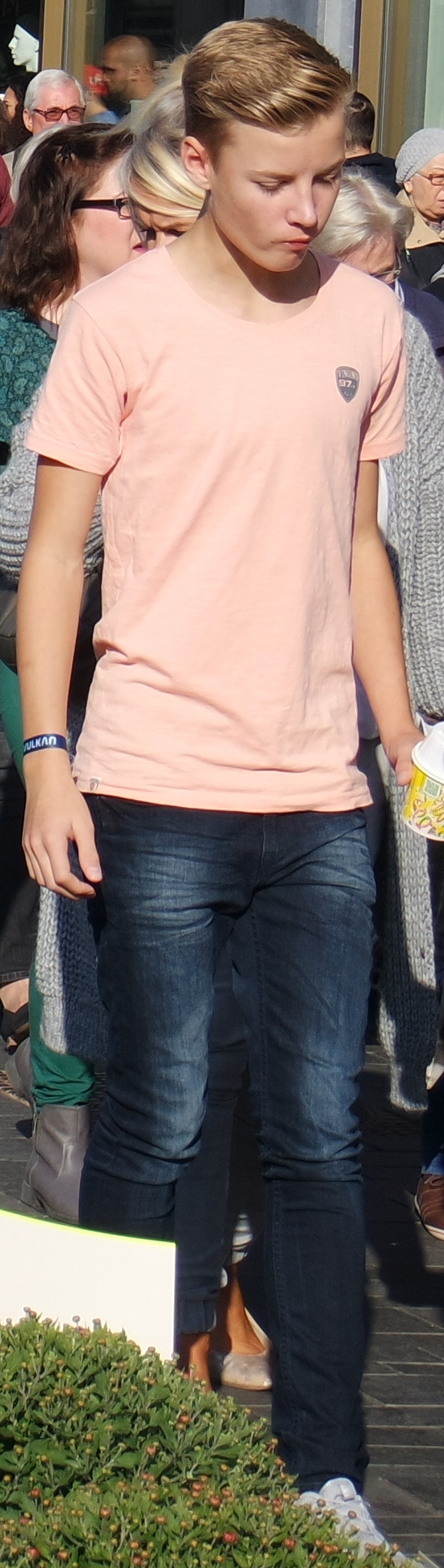Cute Boy in Cool Jeans