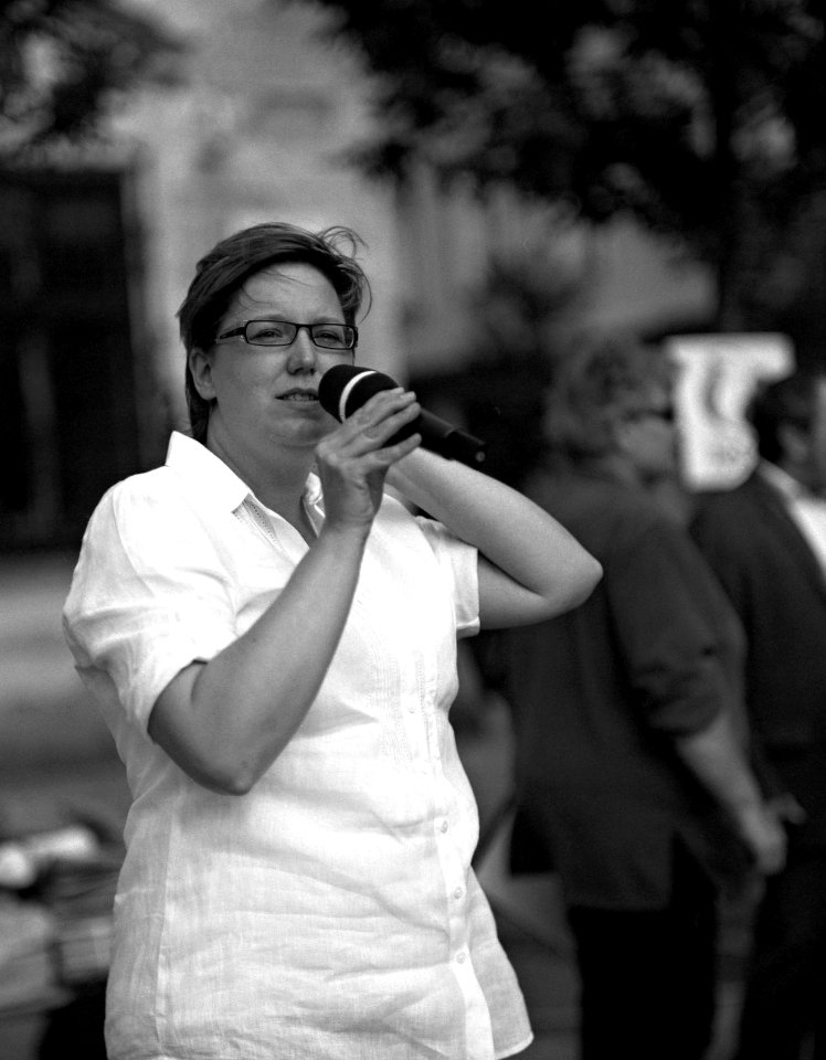 Pentacon Six + MC Biometar 2,8/120 - At Pre-Election Raly of Czech Communist Party 05 (Dagmar Švenová)