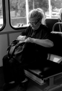 Canon EOS30 - New Scan - Old Woman in the Tram