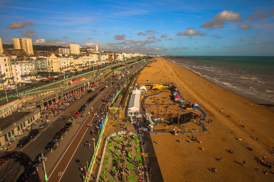 Brighton coast promenade