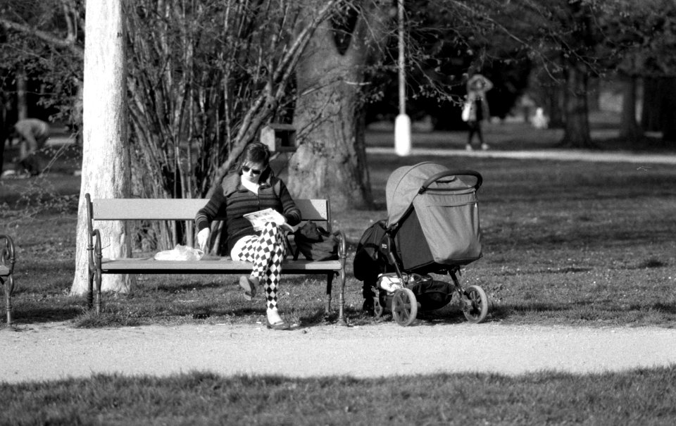 Praktica MTL 5 +  Helios 44-2 2/58 - Young Mother in the Park