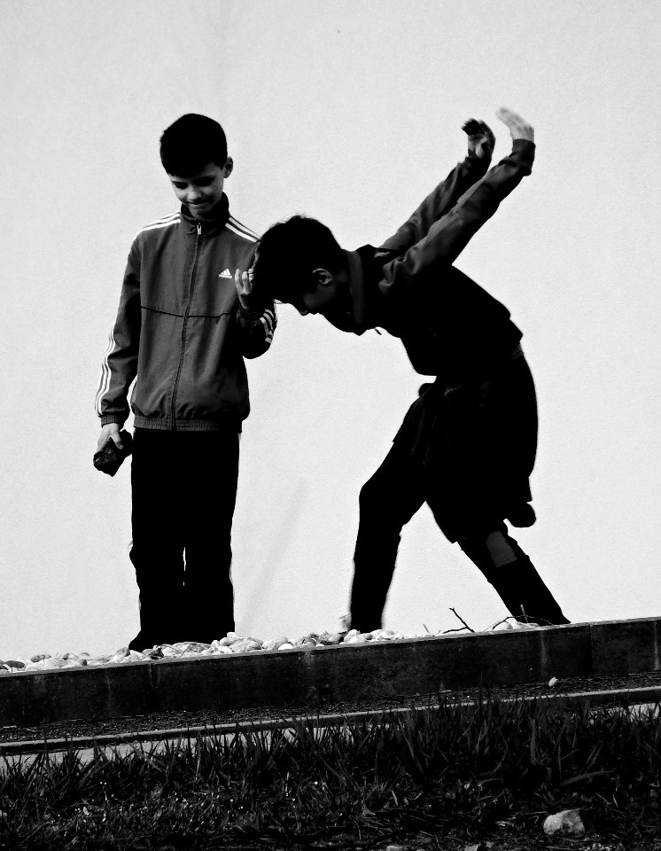 Boys Playing Cavemen? 10