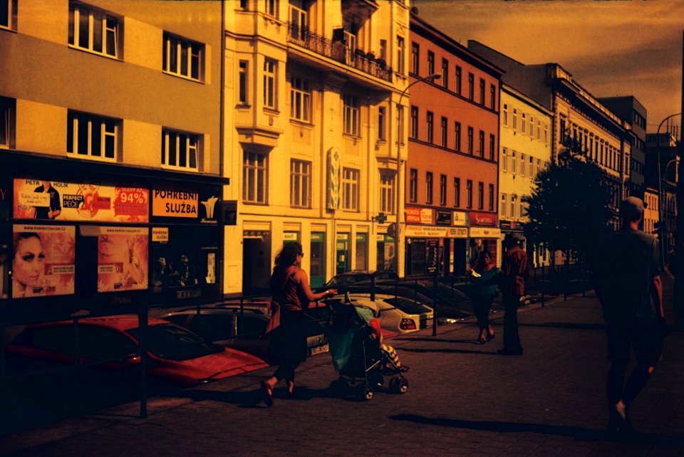 Smena 8M - Redscale - Lidická Street