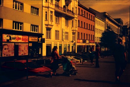 Smena 8M - Redscale - Lidická Street