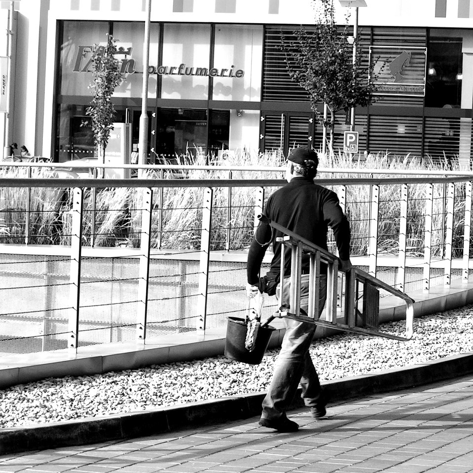 Man with Ladder