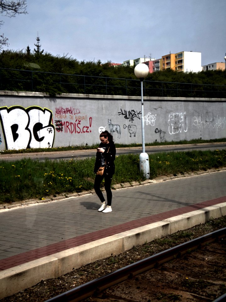 Girl Near the Center