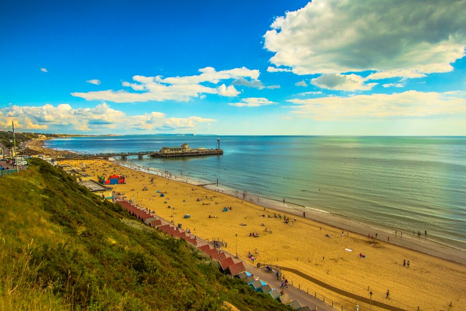 Bournemouth coast beach