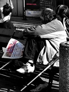 Man Reading the Newspaper (remastered)