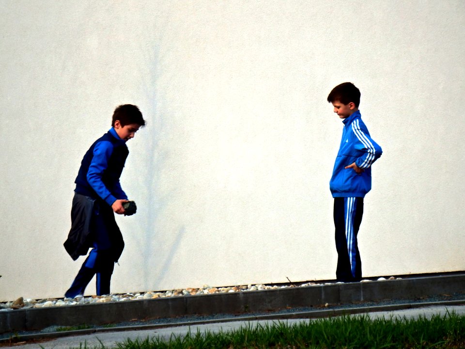 Boys Playing Cavemen? 01