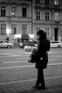 Praktica BC1 - Woman with Toilet Papers photo