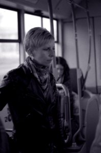 Praktica BC1 - Woman in the Tram