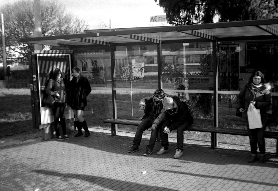 Orion EE - Another Bus Stop Scene