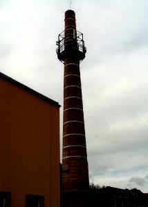 Chimney  in Psychiatric Hospital Brno-Černovice