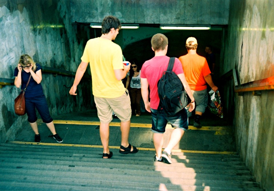 Sokol 2 - People Entering Underpass