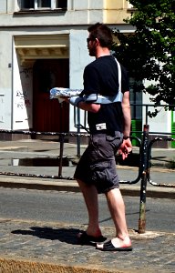 Man with Something in Foil...