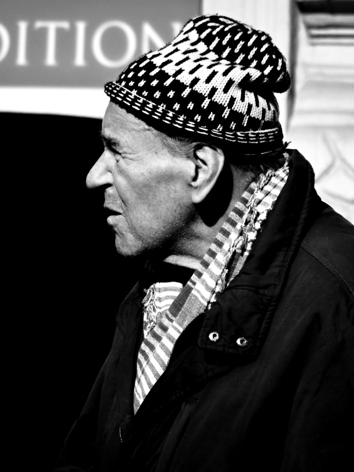 Elderly Man at the Street
