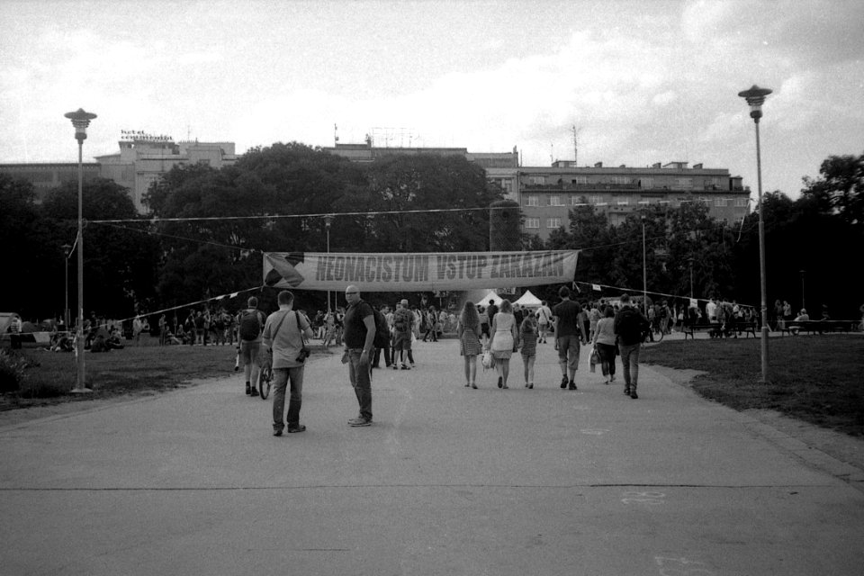 Elikon 35S - Antifascist and Pro-Refugee Demonstartion in Brno