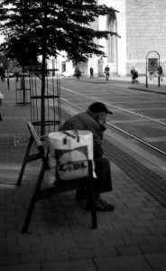 Praktica MTL 5 + Helios 44-2 2/58 - Man in the Shadow