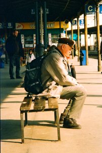 Pentax Espio 170SL - Pentax Espio 170SL - At the Main Train Station (Brno) 1