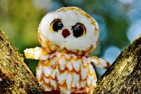 Glitter eyes stuffed animal soft toy