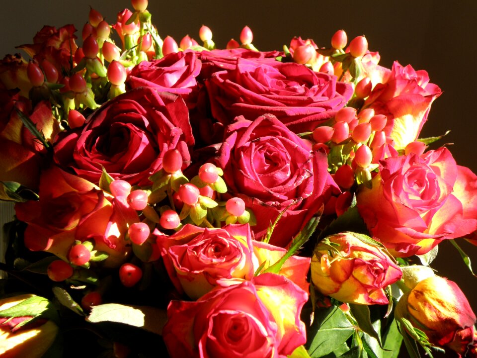 Flower decoration red