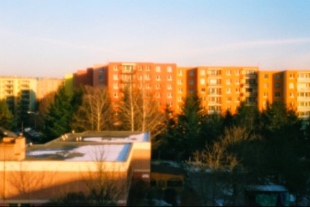 Canon Rebel XS + Pinhole Lens Body Cap - Housing Estate Bohunice 2