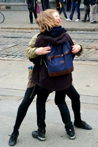 Sony Alpha A230 with Helios-44-2 - Blockade of Neonazi March - Part 1: Happening 01