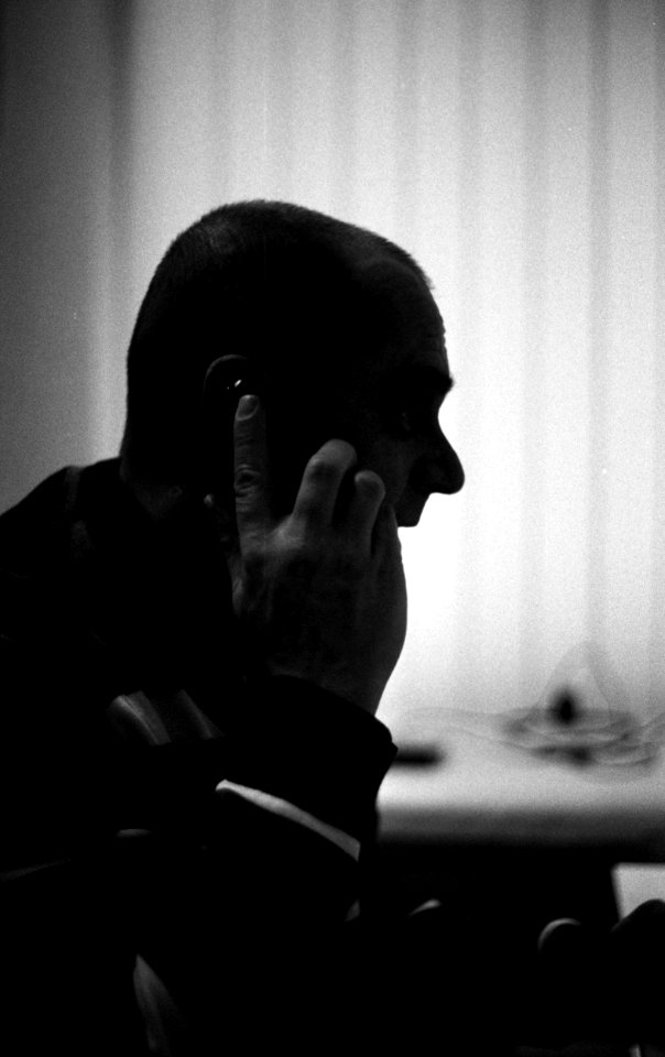Praktica BC1 - My Friend and Comrade  Ivan Taking a Phone Call
