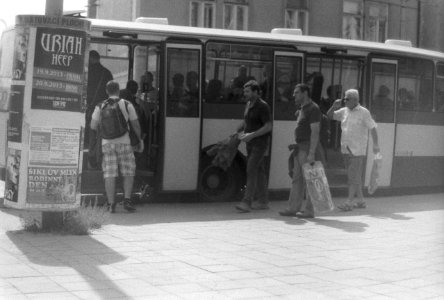 People Entering the Bus (Kiev 4) photo