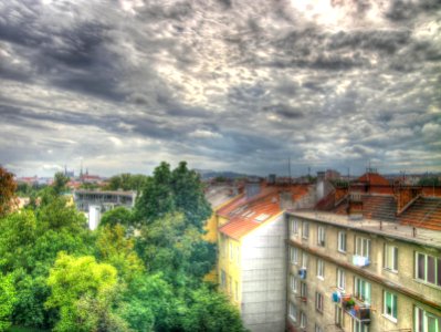 Brno from My Window (artistic HDR version) photo